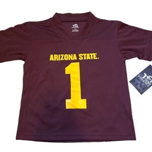 Arizona State Sun Devils ASU Football #1 Jersey Youth 4T Maroon